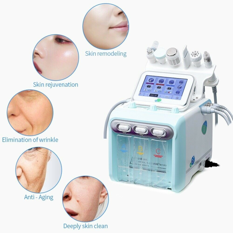 Hydra Dermabrasion H2O2 Aqua Facial Beauty Machine 7 in 1