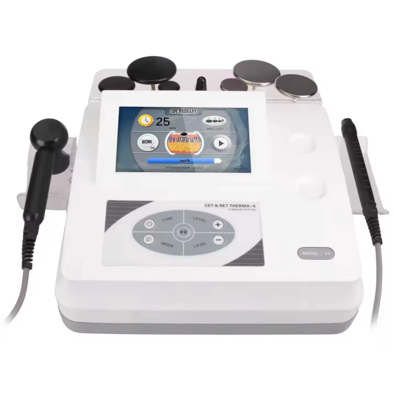 RF Microwave Diathermy Capacitive Resistive Radio Frequency Therapy Physio Machine Fat Dissolving Monopolar Focus Rf