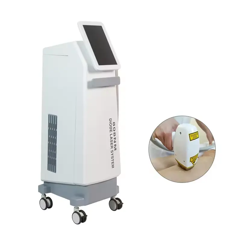 Medical Laser Hair Removal Device 808nm Diode Laser Hair Removal Machine for Permanent Hair Removal