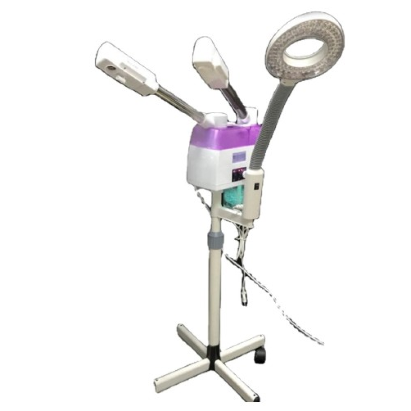 3 in 1 Facial Steamer with Hot Spraying and Cold Spraying Having Magnifying Lamp
