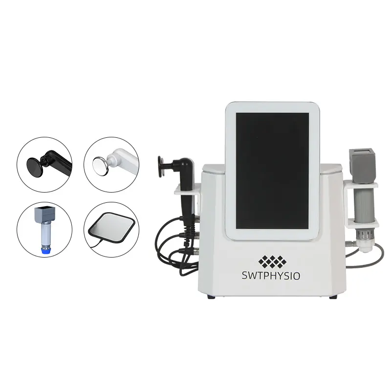 Portable 2 in 1 Shockwave Machine 448k Rf Physical Therapy Ed Treatment Pain Relief Skin Tightening Machine