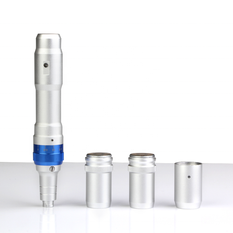 Wireless Electric Derma Pen Professional Micro Needle Dermapen Dr Pen Ultima A6 with 2 Rechargeable Batteries for Skin Care