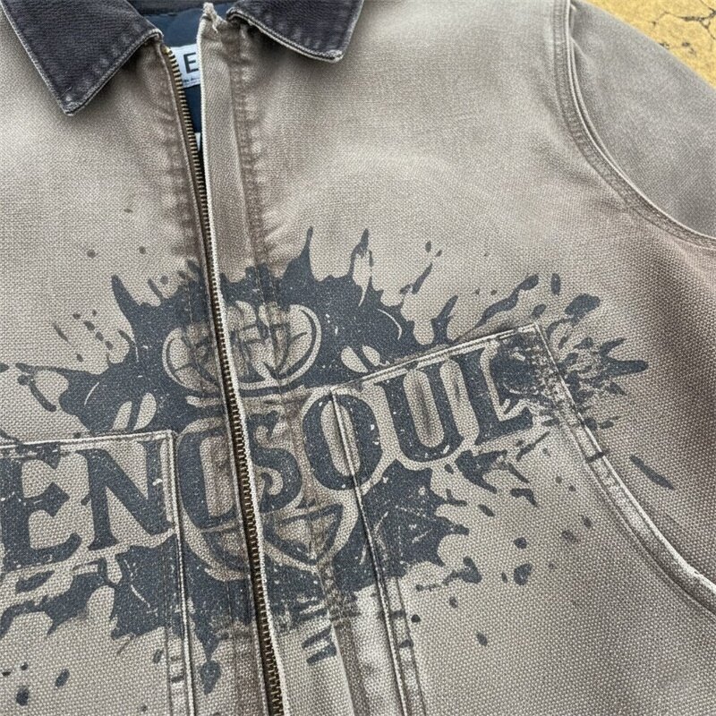 Men's Barn Jacket Manufacturer - Custom Printed & Vintage Coat