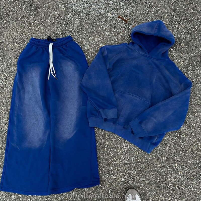 Plus Size Sweatsuit Factory - Custom Acid Wash & Puffer Print