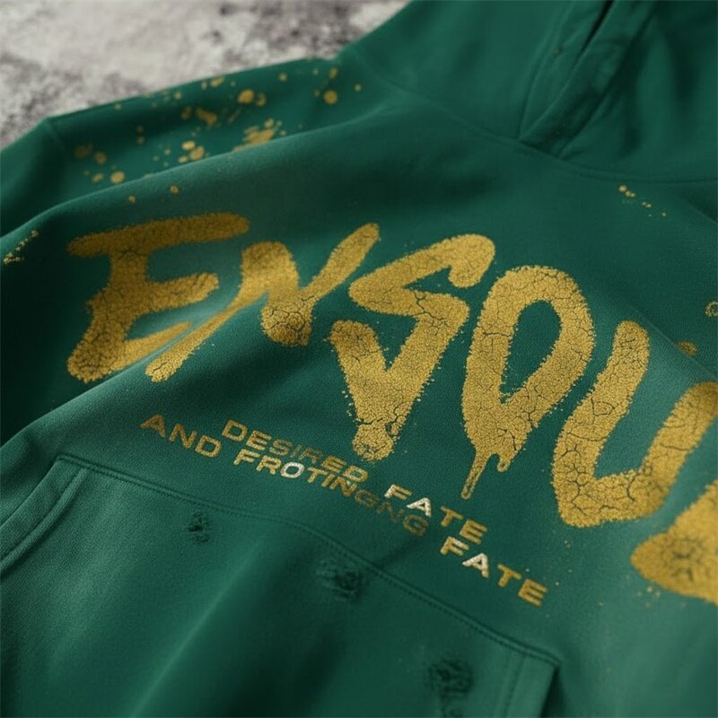 Men's Pullover Hoodie Factory - Custom Acid Wash & Streetwear