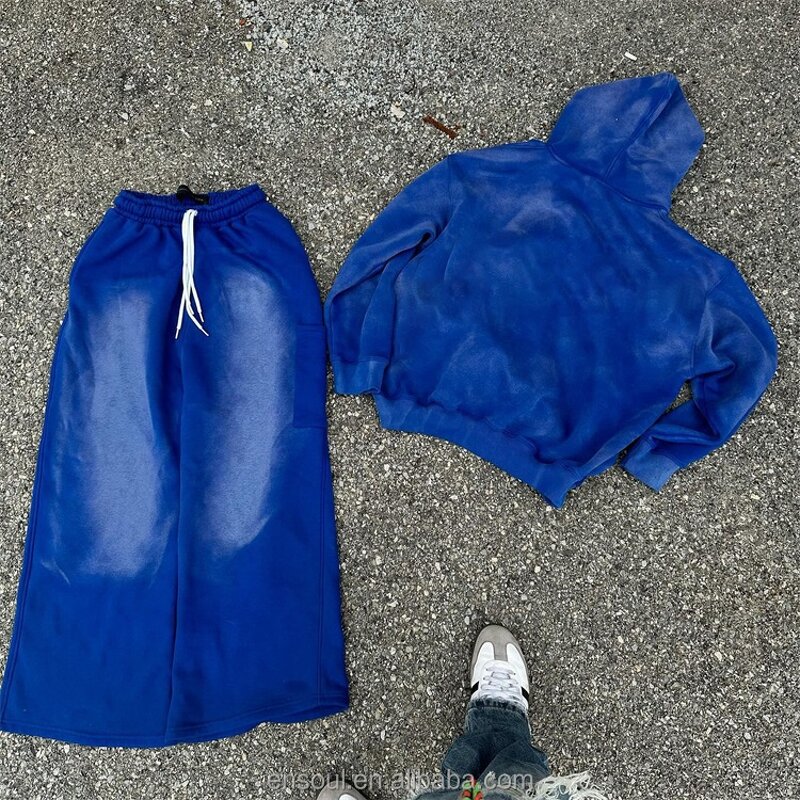 Plus Size Sweatsuit Factory - Custom Acid Wash & Puffer Print