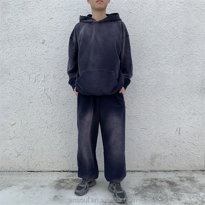 Plus Size Sweatsuit Factory - Custom Acid Wash & Distressed Set