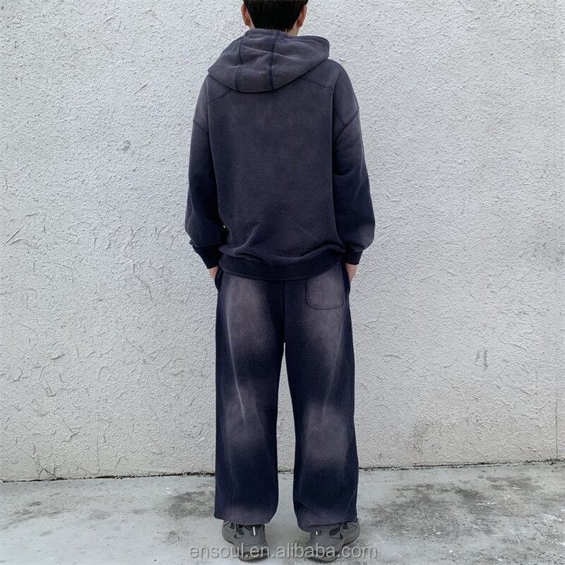 Plus Size Sweatsuit Factory - Custom Acid Wash & Distressed Set