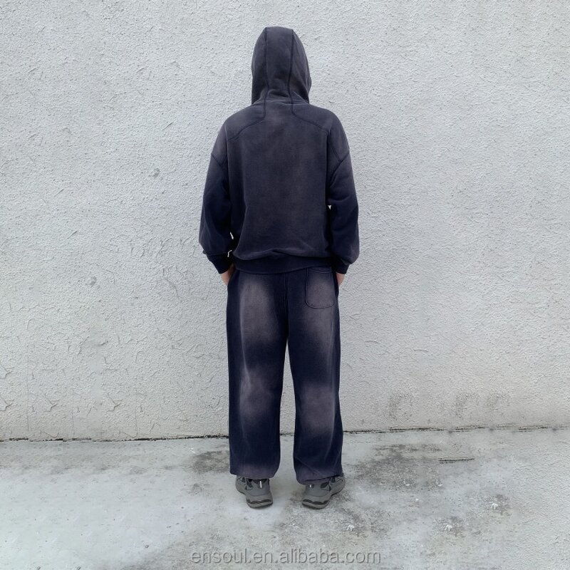 Plus Size Sweatsuit Factory - Custom Acid Wash & Distressed Set