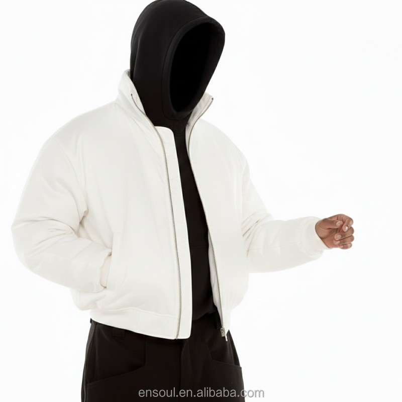 Men's Stand Collar Jacket Factory - Custom Windproof & Cotton Lining