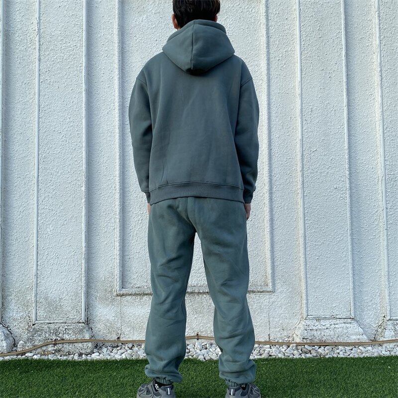 Men's Tracksuit Manufacturer - Custom Puff Print & Heavyweight Set