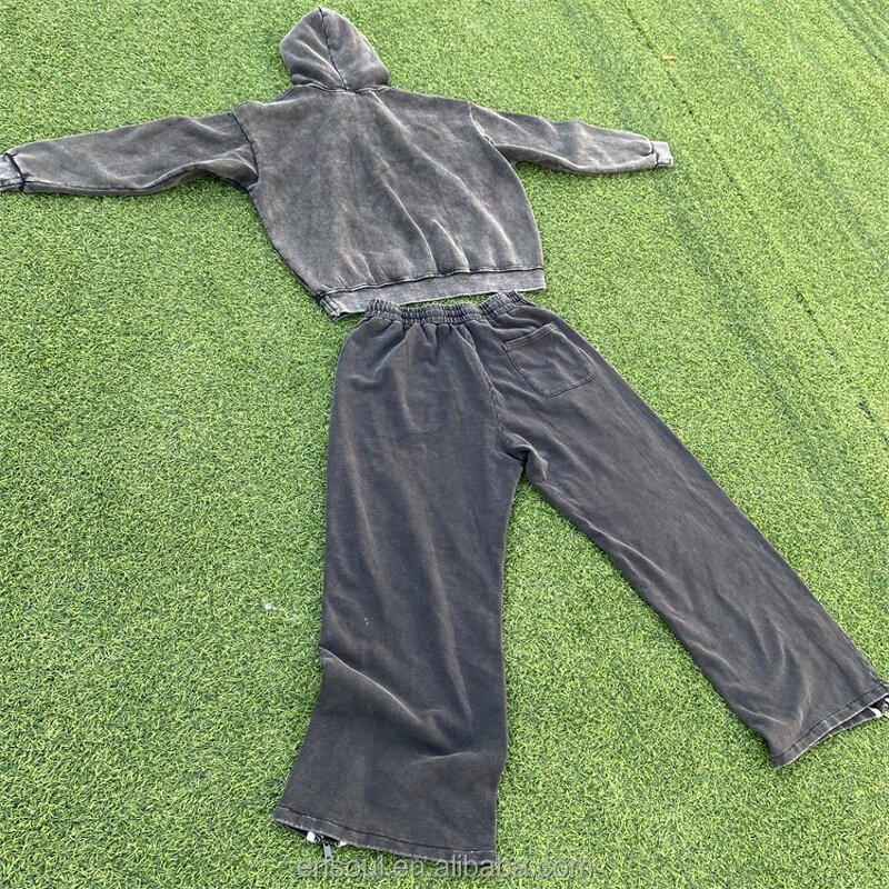 Men's Sweatsuit Manufacturer - Custom Stripe & Flared Set