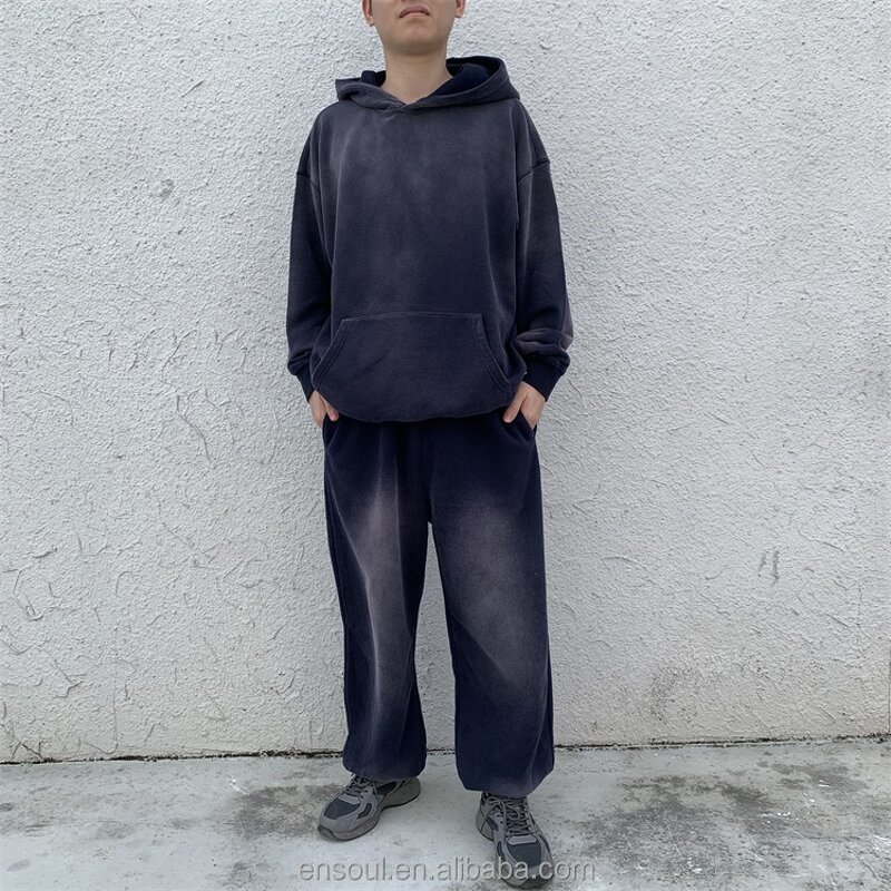 Plus Size Sweatsuit Factory - Custom Acid Wash & Distressed Set