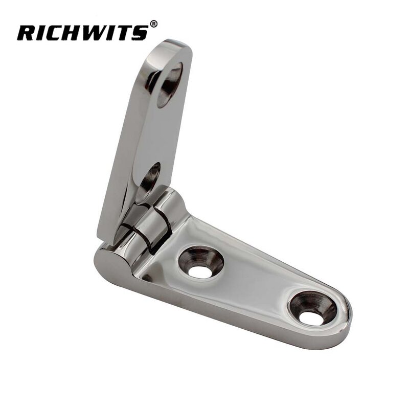 Marine Hatch Hinge Factory - OEM Strap Hinge Stainless Steel 316 Casting 6 Holes