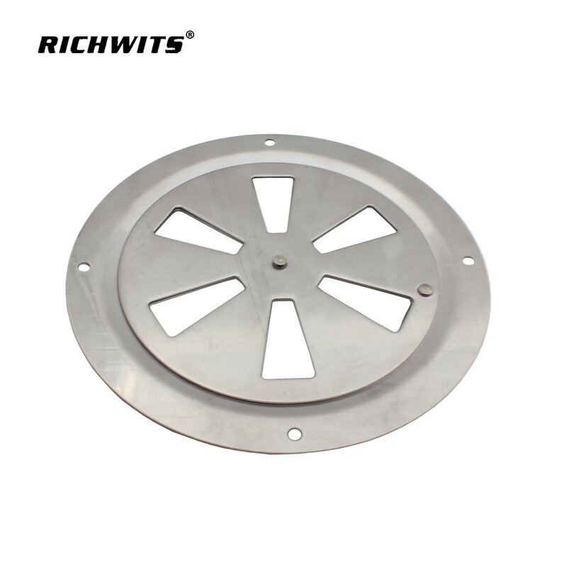 Marine Air Vent Cover Manufacturer - OEM Stainless Steel Round Louvered Style with Knob