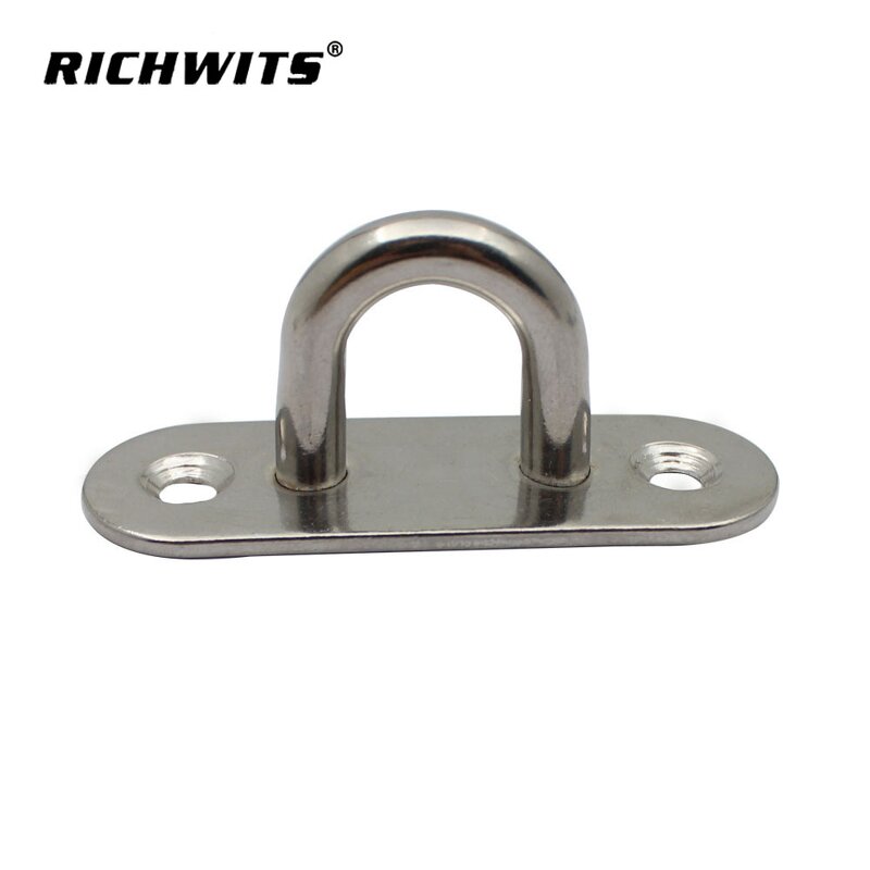 Ceiling Clip Manufacturer - OEM Rigging Hardware 5mm Stainless Steel 304 Oblong Eye Plate