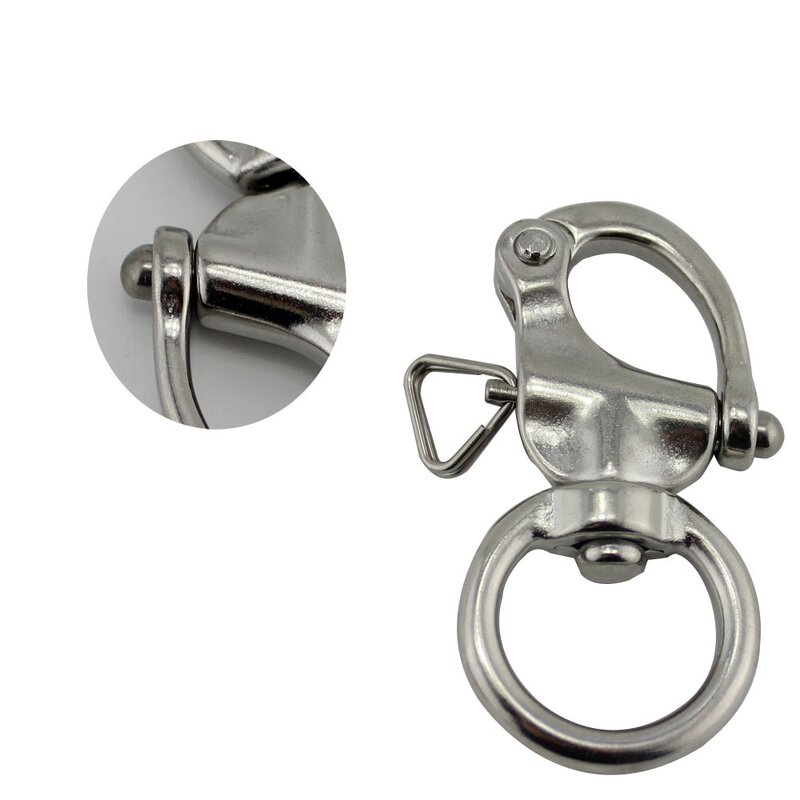 Swivel Snap Shackle Manufacturer - OEM 2065mm Rigging Hardware Stainless Steel 316 Round
