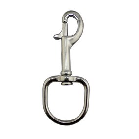 Carabiner Leash Hook Factory - OEM Stainless Steel Oval Ring Swivel Snap Hook