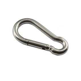 Carabiner Hook Factory - OEM 8x80mm Stainless Steel 316 Swivel Snap Hook