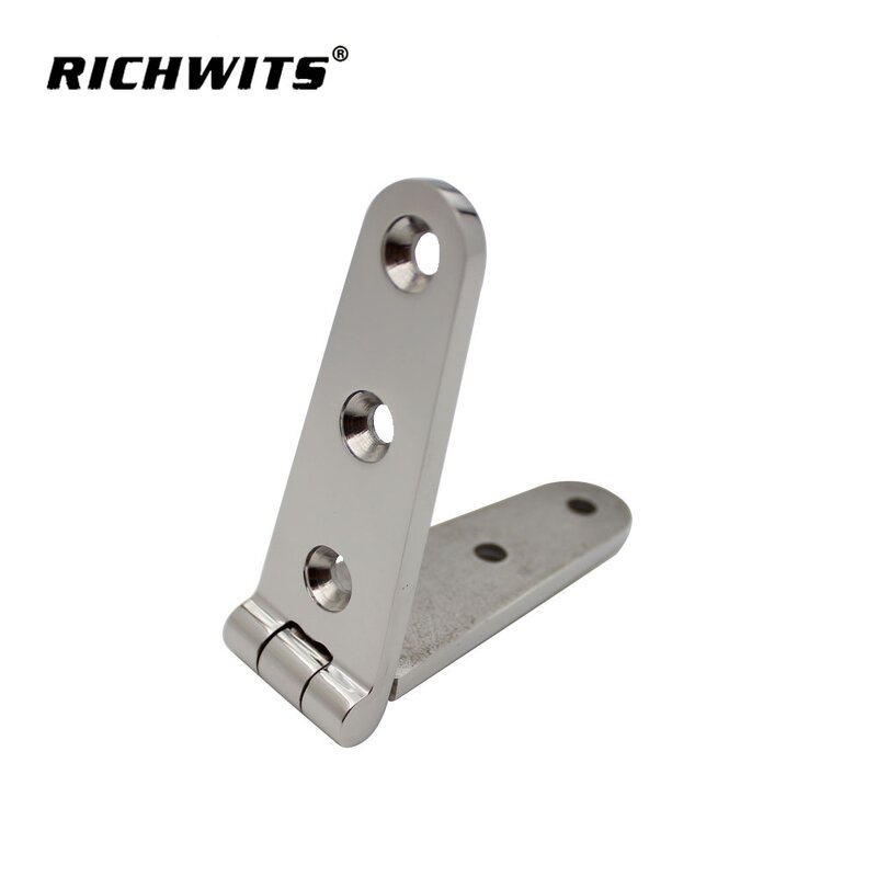 Marine Hatch Hinge Factory - OEM Strap Hinge Stainless Steel 316 Casting 6 Holes