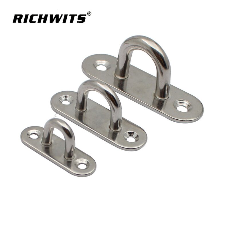 Ceiling Clip Manufacturer - OEM Rigging Hardware 5mm Stainless Steel 304 Oblong Eye Plate