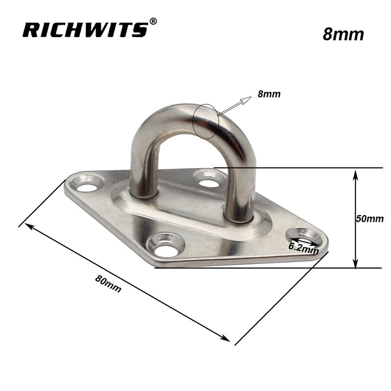 Anchor Diamond Plate Manufacturer - OEM Stainless Steel Marine Boat Ceiling Wall Mount Hook