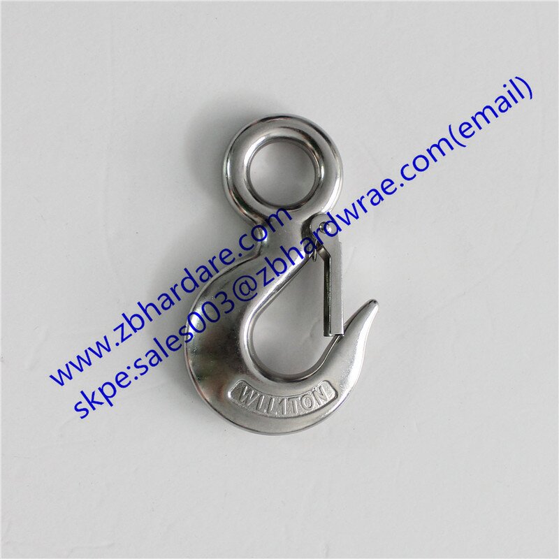 Crane Hook Factory - OEM Chain Hoist Forged Stainless Steel 304 Lifting Hook