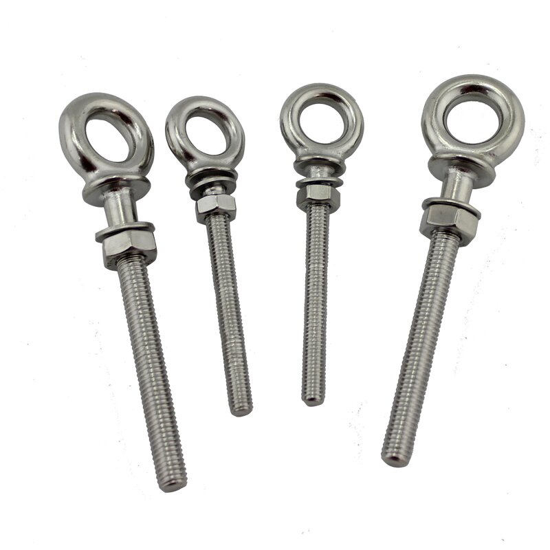 Long Eye Bolt Manufacturer - OEM Stainless Steel316 Fastener with Washer and Nut