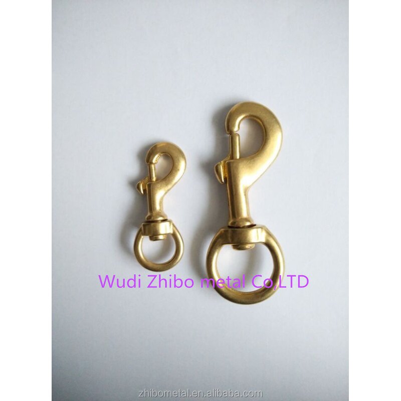Snap Hook Manufacturer - OEM Rigging Hardware Swivel Carabiner for Dog Brass