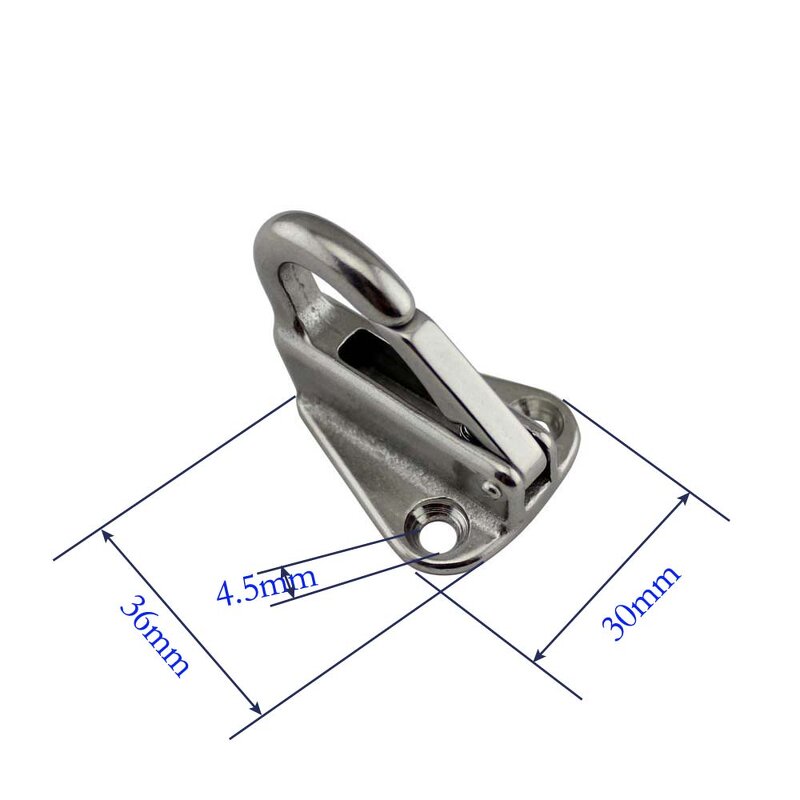 Fender Spring Hook Factory - OEM 43mm Boat Sail Stainless Steel 316 Fending Hook