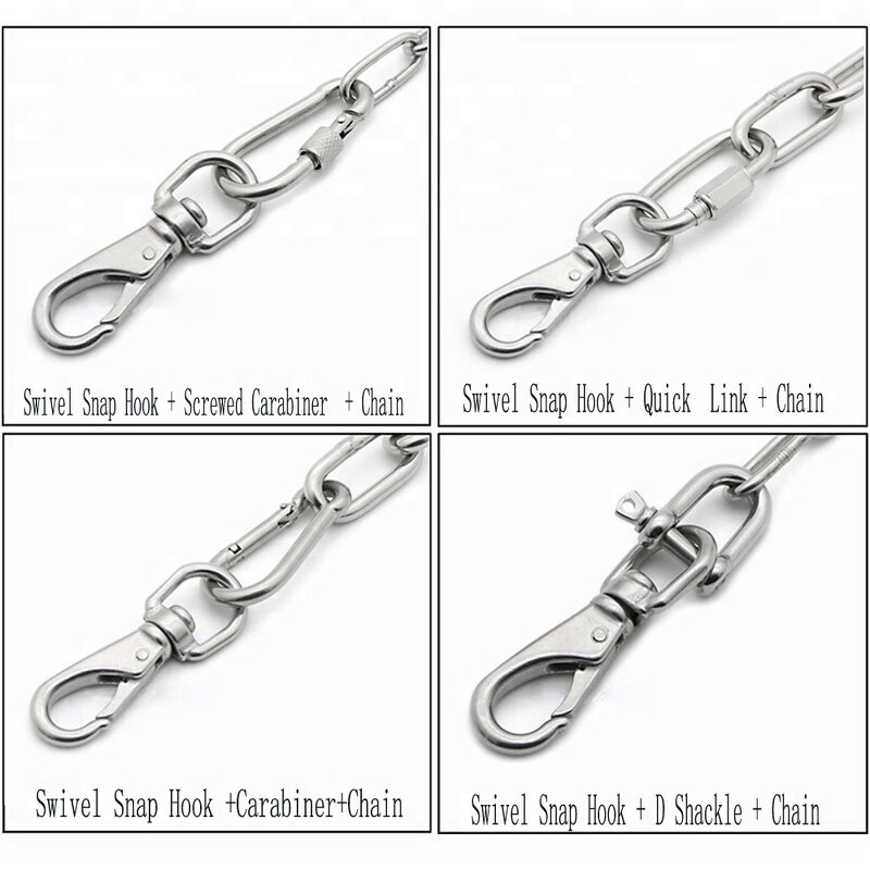 Swivel Snap Hook Factory - OEM Hot Sale 0"-3" Metal Pet Dog Leash Hook