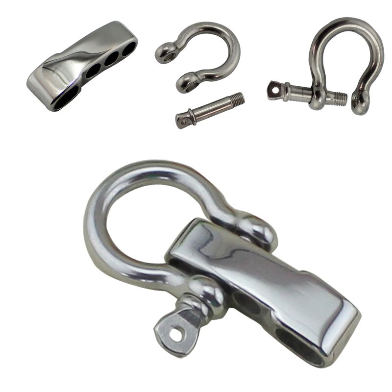 D Ring Shackles Manufacturer - OEM Outdoor Hardware Stainless Steel Clasps for Bracelets