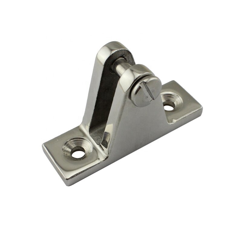 Deck Hinge Set Manufacturer - OEM 3 Bow Stainless Steel 316 Marine Bimini Top Fitting