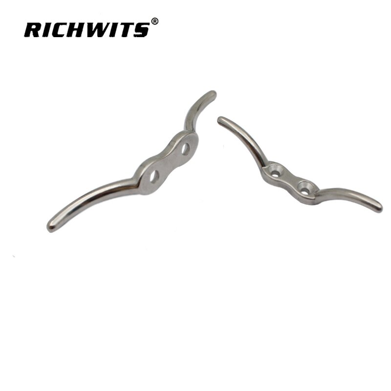 Wire Rope Cleat Manufacturer - OEM Kayaking Hardware 316 Stainless Steel 4' Clamp