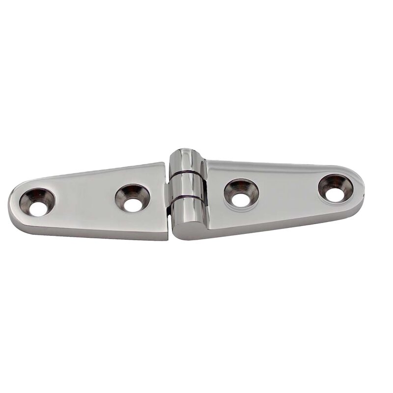 Marine Hatch Hinge Factory - OEM Strap Hinge Stainless Steel 316 Casting 6 Holes