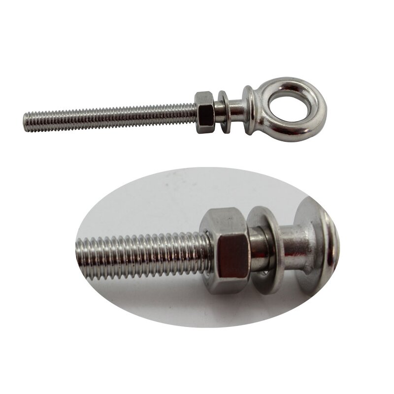Long Eye Bolt Manufacturer - OEM Stainless Steel316 Fastener with Washer and Nut
