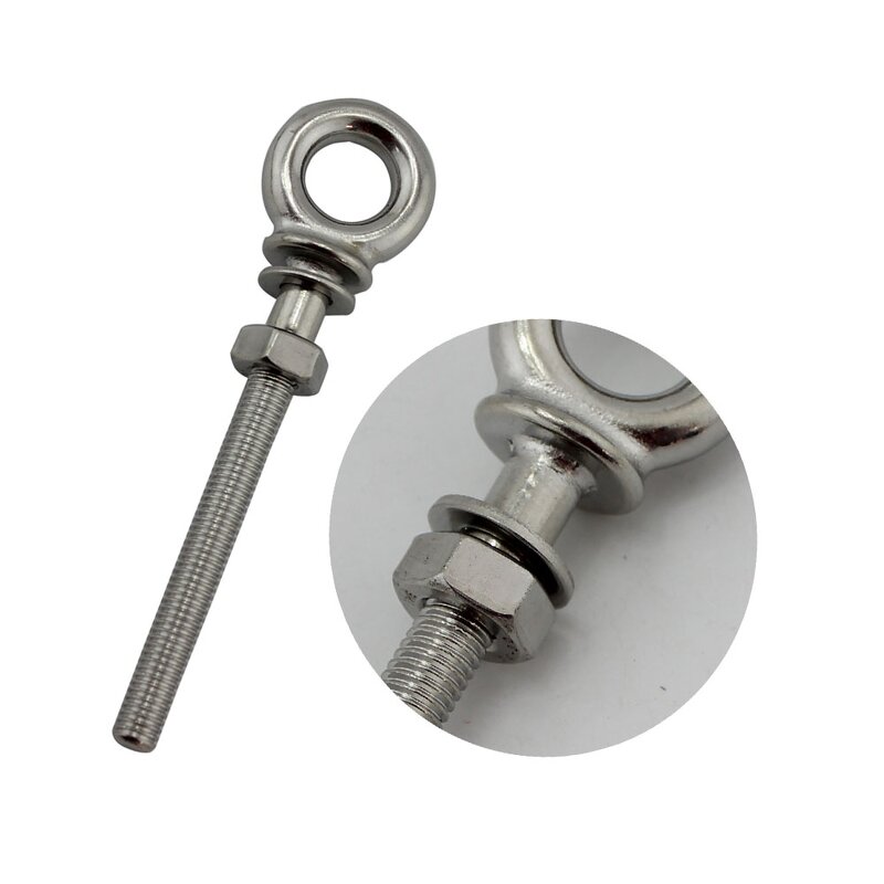 Long Eye Bolt Manufacturer - OEM Stainless Steel316 Fastener with Washer and Nut