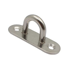 Ceiling Clip Manufacturer - OEM Rigging Hardware 5mm Stainless Steel 304 Oblong Eye Plate