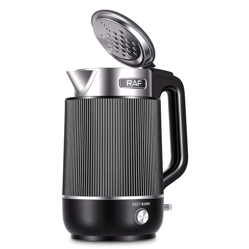 Electric Kettle Manufacturer - OEM Custom Black Stainless Steel Kettle