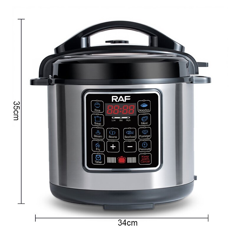 Electric Pressure Cooker Factory - OEM Custom Aluminum Inner Pot LCD Display
