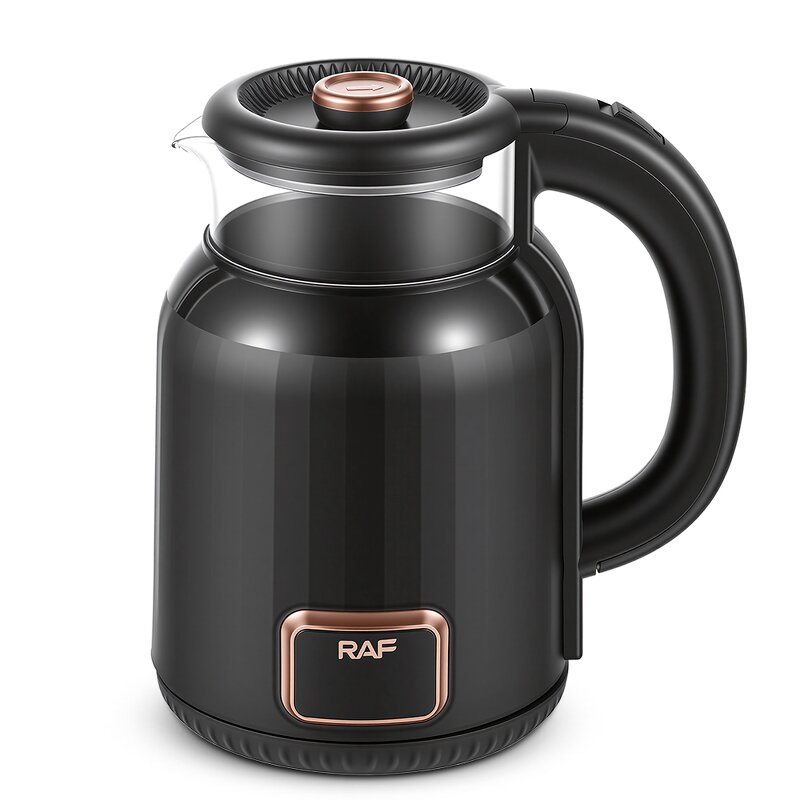 Electric Kettle Factory - OEM Custom Black Stainless Steel Fast Boil