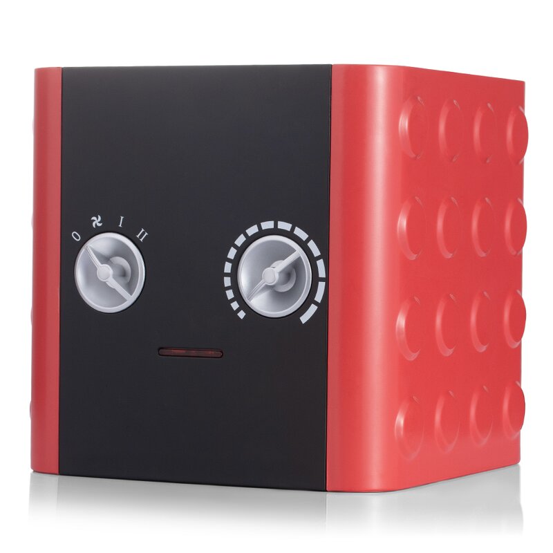 Electric Fan Heater Factory - OEM Custom Red Black Big Power Heater