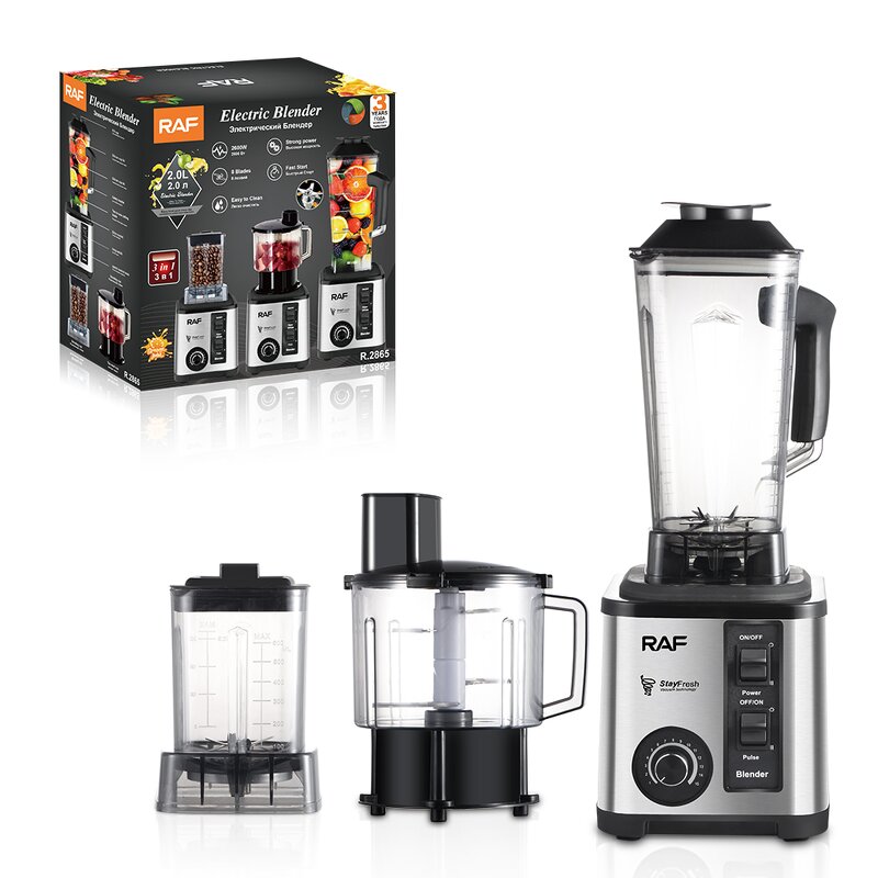 Electric Blender Manufacturer - OEM Custom 3 in 1 Countertop Blender