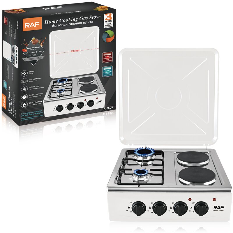 Gas Stove Factory - OEM Custom 4 Burner White Free Standing