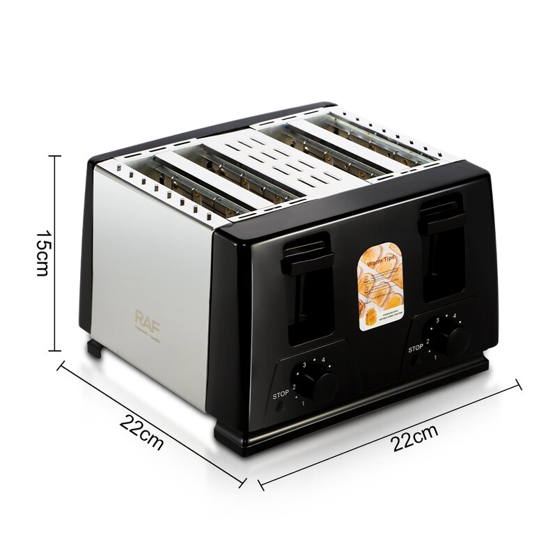 Toaster Factory - OEM Custom 4 Slice Double Side Baking