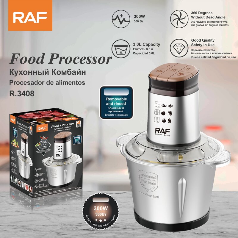 Food Processor Manufacturer - OEM Custom 3L Stainless Steel Chopper