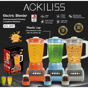 Electric Blender Factory - OEM Custom Countertop 2 in 1 Stainless Steel