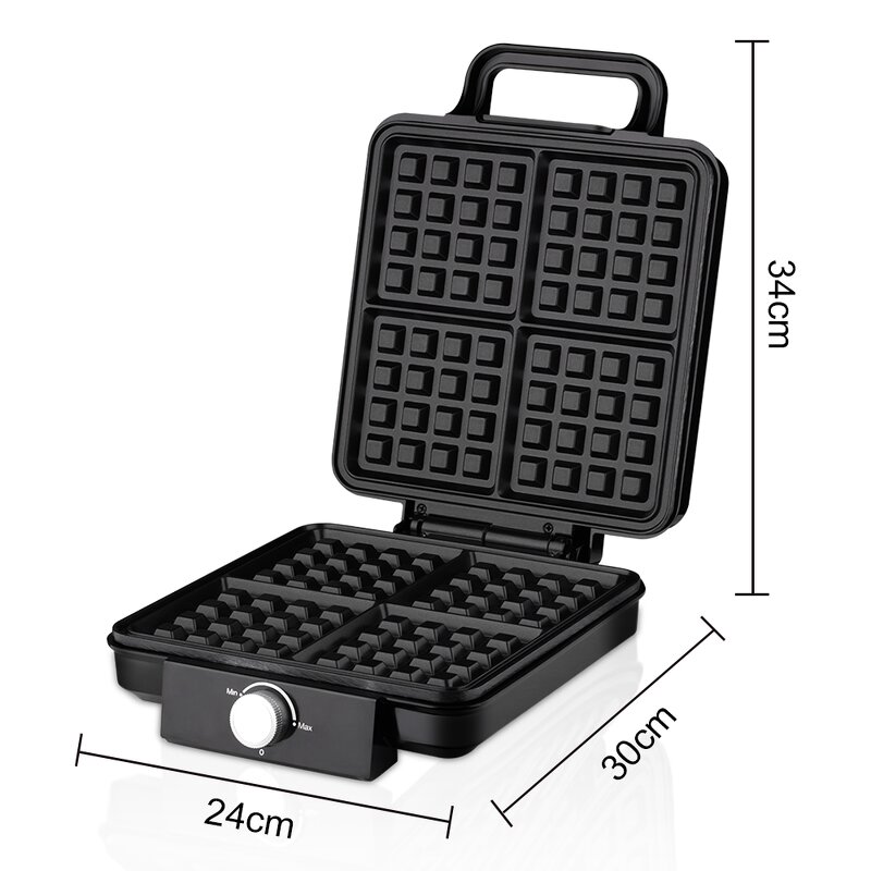 Waffle Maker Manufacturer - OEM Custom 4 Slice Non-stick Waffle Iron