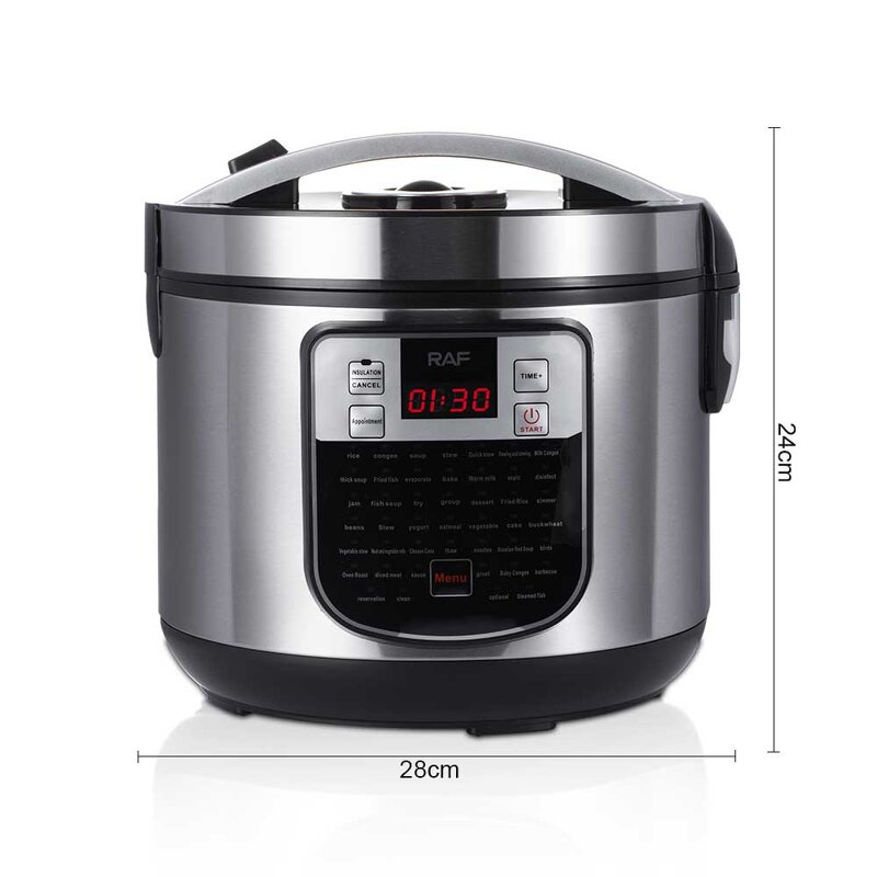 Electric Pressure Cooker Factory - OEM Custom 5L Multi-functional Rice Cooker