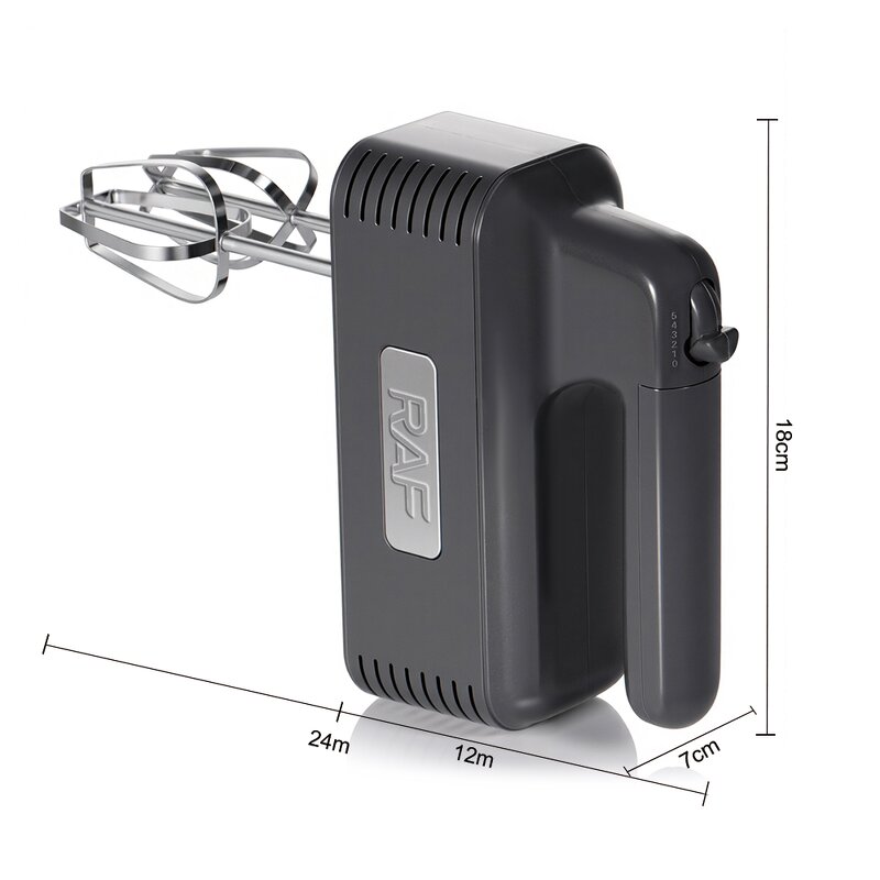 Hand Mixer Factory - OEM Custom Grey Portable High Speed Mixer